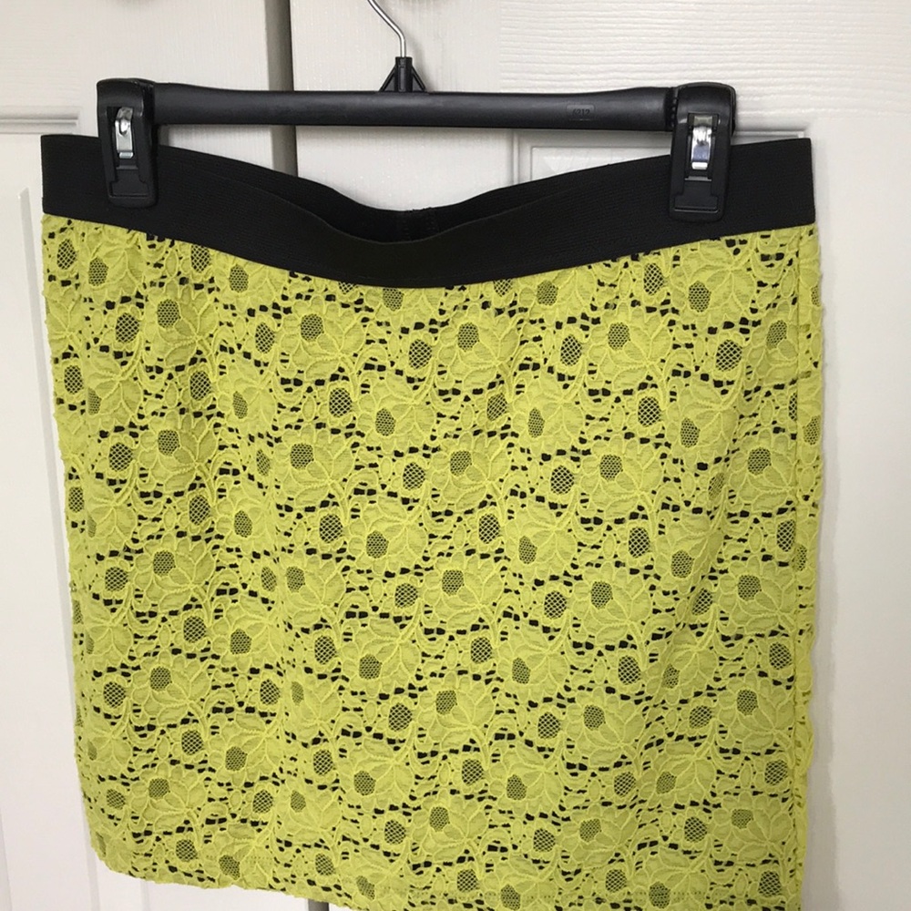 Lace Flower Mini Skirt